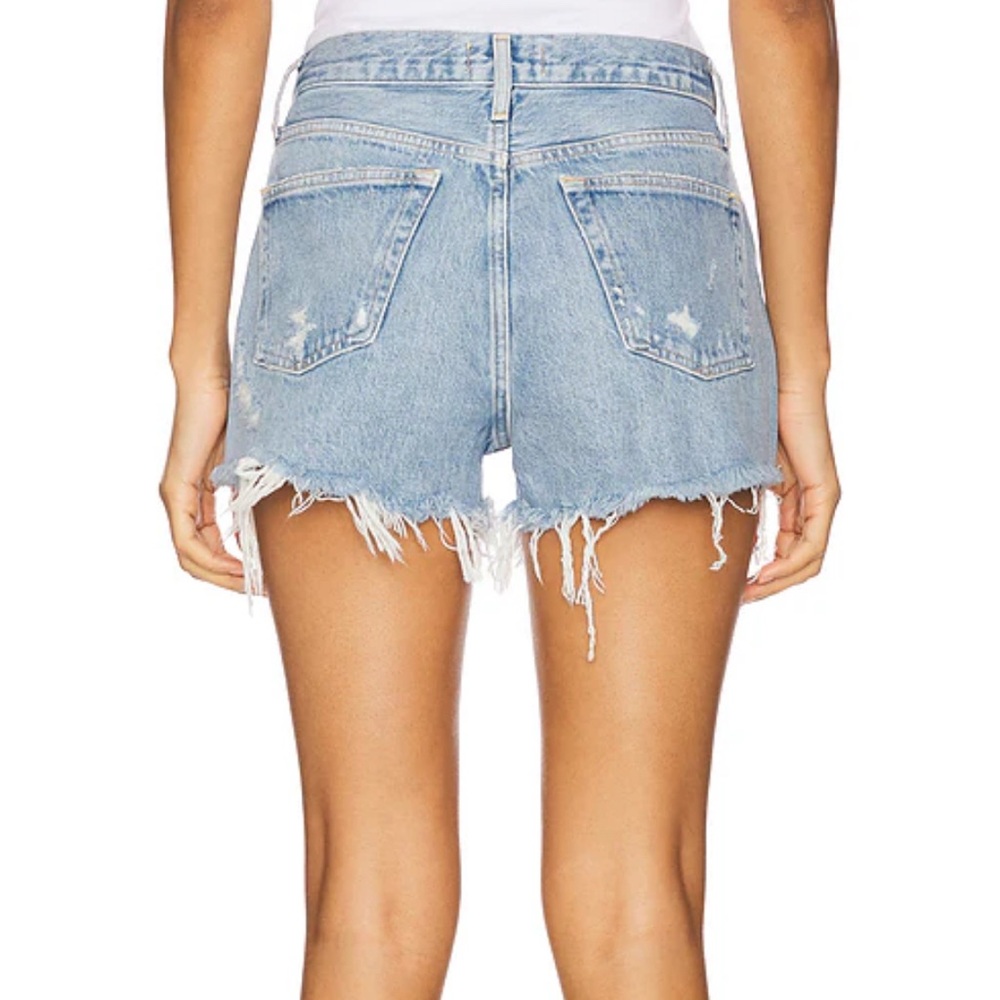 Agolde Parker Distressed Cut Off Shorts size 28 Classic Summer Festival - Picture 3 of 14